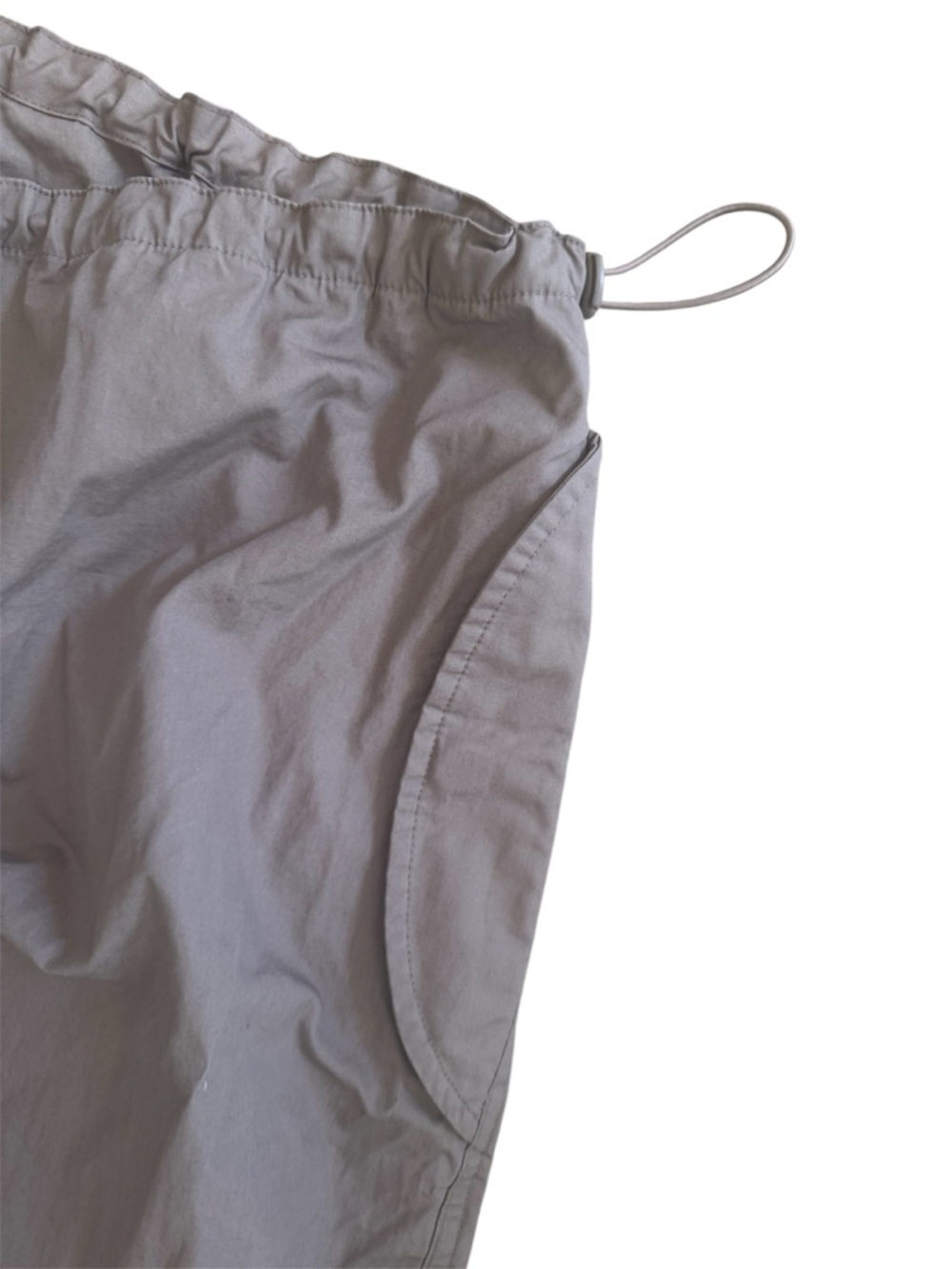 BuffBunny Taupe Wide-Leg Track Pants - Picture 5 of 6